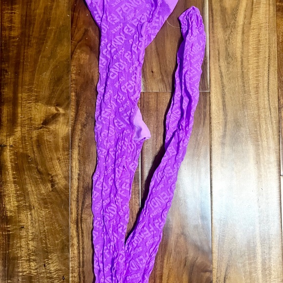 Fendi Skims Purple (Colorado) MID SUPPORT TIGHTS Sz L - Picture 3 of 5